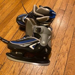 Kids ice skating size 4 adjustable
